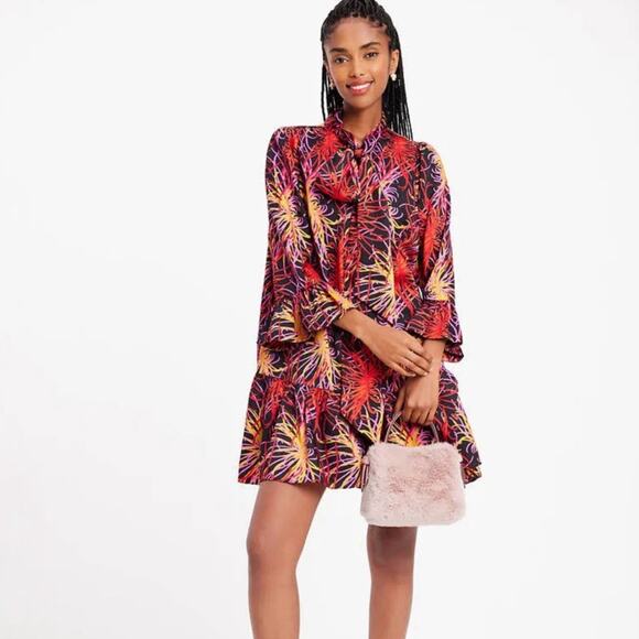 NWT Kate Spade Knott Faux Fur Mini Crossbody Tote Purse/Pink/Faux Fur - Picture 9 of 10